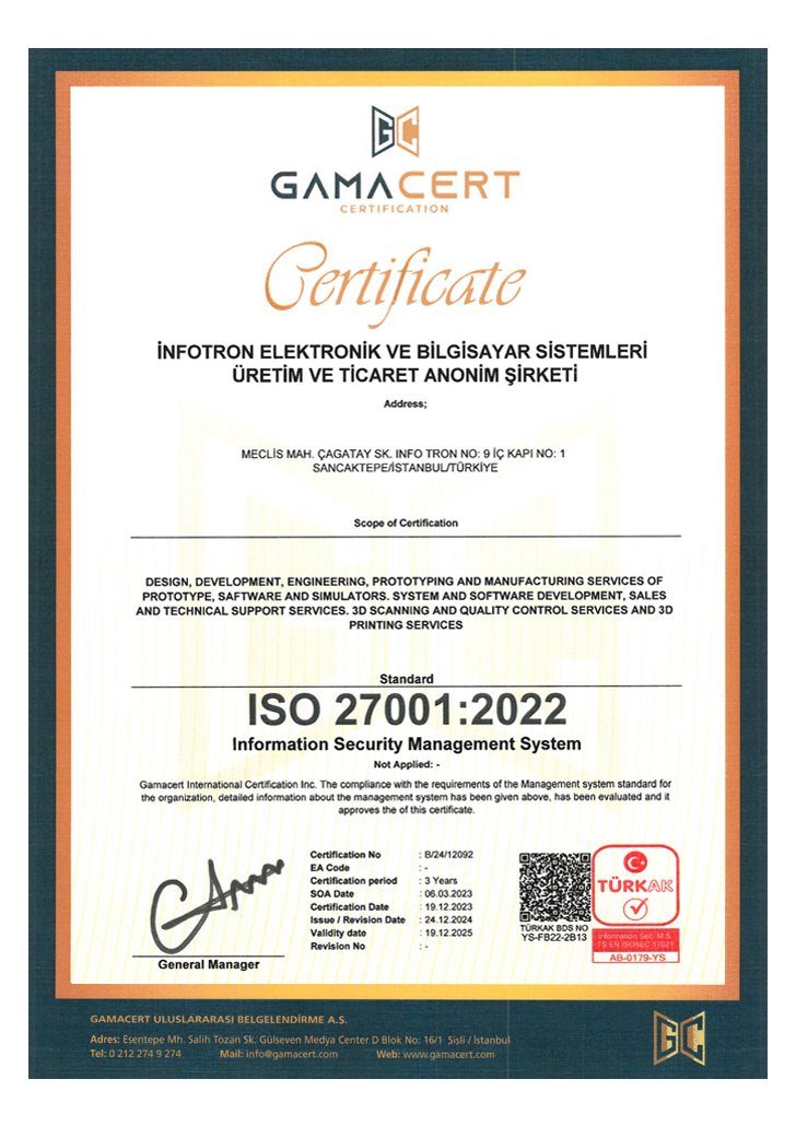 TS EN ISO 27001:2022