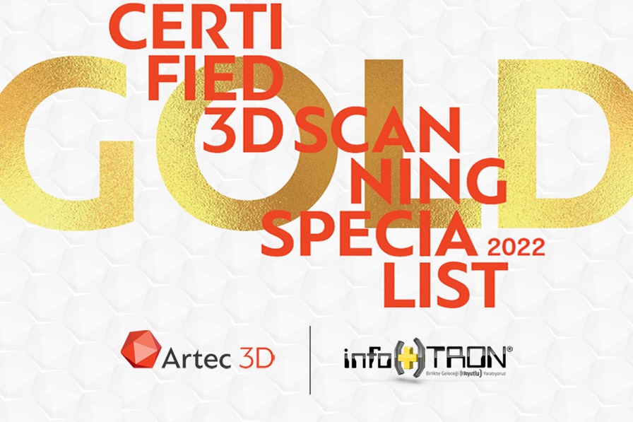 infoTRON, taşınabilir 3D tarayıcı lideri Artec3D’nin Gold Partner’i oldu.