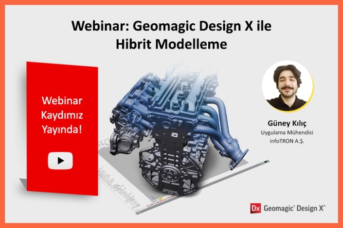 Webinar: Geomagic Design X ile Hibrit Modelleme