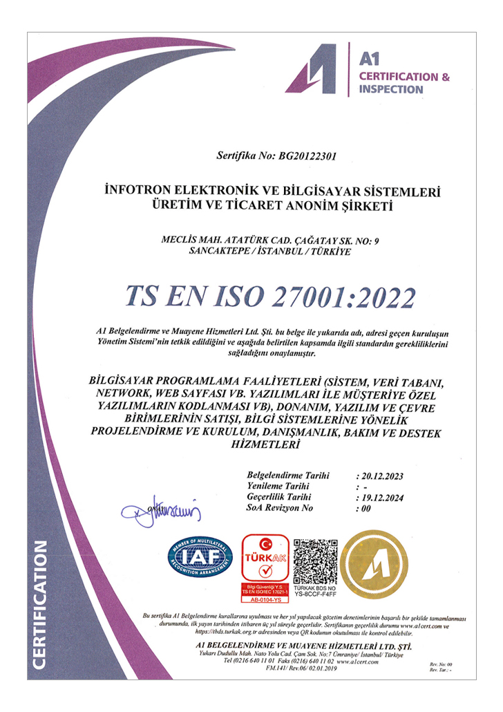 TS EN ISO 27001:2022