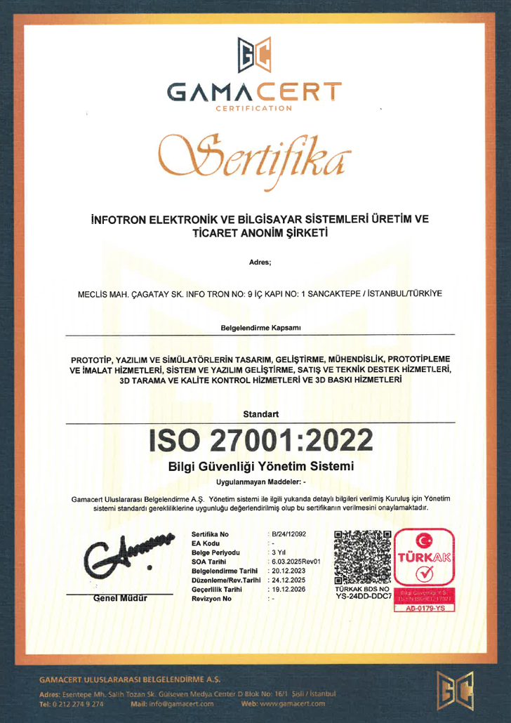 TS EN ISO 27001:2022